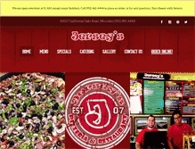 Tablet Screenshot of jerseyspizzamurrieta.com